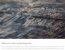 Tablet Screenshot of lnglaundryequipment.com
